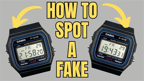 how to spot a fake casio watch|is my casio watch real.